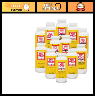 Waterbase Sealer, Glue & Finish - 16 oz Matte - Craft Supply Pack of 12