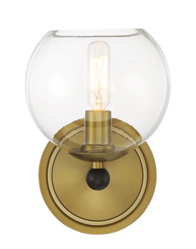 Minka Lavery 5061 Kearney Park 9" Tall Vantage Bathroom Sconce - Coal / Soft - Picture 7 of 8