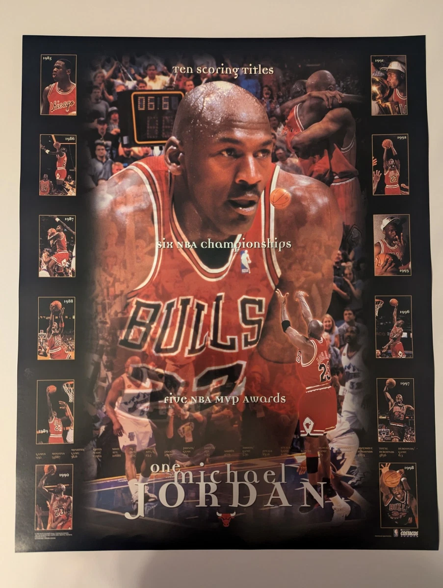Michael Jordan Basketball 24x36in. Size Vintage Sports Posters for