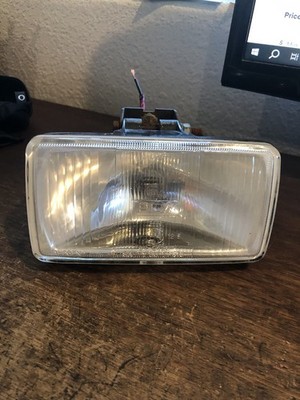 Vintage PIAA 60 High Power Square Fog Lights Japan PF613 PF614 Tested Working