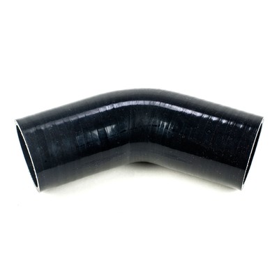 Redbest 45-Degree Silicone Coupler – 3.5" To 3.5" ID, Black, For Turbo/Intake/Intercooler (Antistatic, 102mm Length)