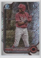 2022 Bowman Chrome Prospects Shimmer Refractor Yerlin Confidan #BCP-187 c5r