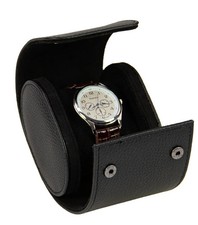 PORTAOROLOGIO " UNO " DA VIAGGIO IN VERA PELLE PER 1 OROLOGIO