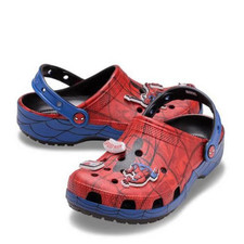 Crocs Classic Marvel Spider-Man 211409-90H Clog Kids Red Casual Shoes JAX1266