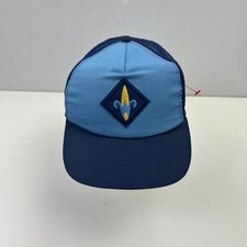 Vtg Webelos Snapback Hat Trucker Cap Made in USA M/L