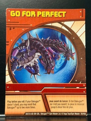 Bakugan Card - Go For Perfect - Red Ability Card - BA319 - 28/48d - 2008