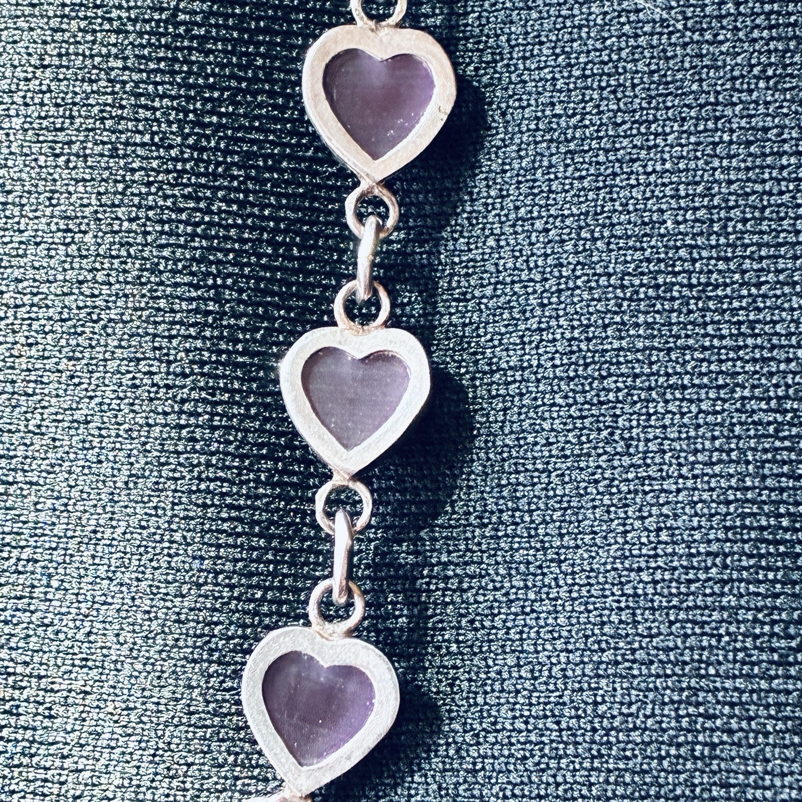 This charming bracelet features heart-shaped bead… - image 5