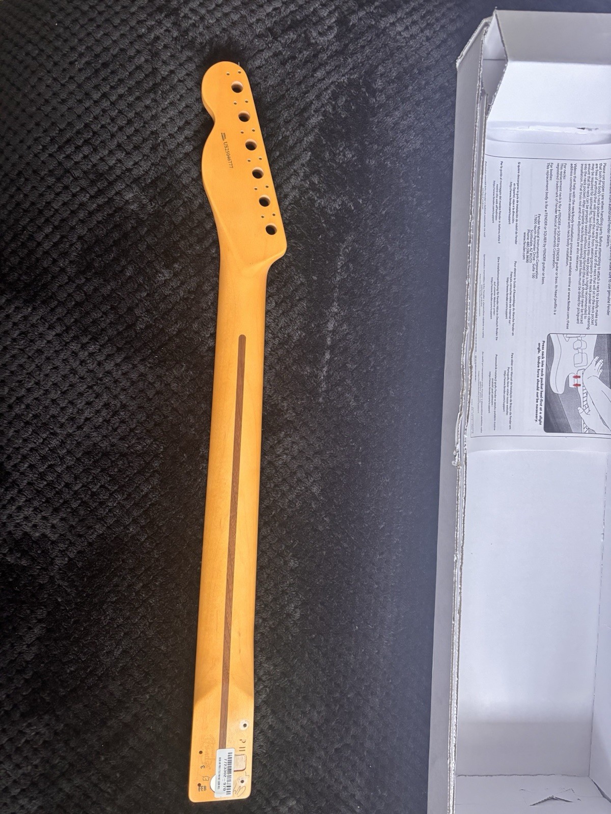 Genuine Fender American Professional II Telecaster Neck Maple New Boxed USA 4