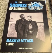 Massive Attack Concert Poster 2025 CoOp Live Manchester 5th June