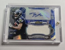 2015 Topps Finest Jumbo Auto, Jersey Refractor Tyler Lockett - Seahawks 012/150