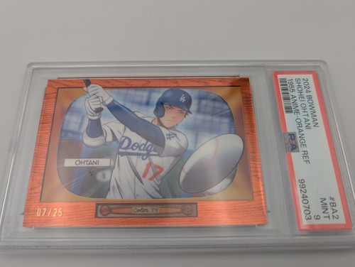 2024 Bowman ‘55 Anime Shohei Ohtani #BA-2 Orange /25 PSA 9 RARE
