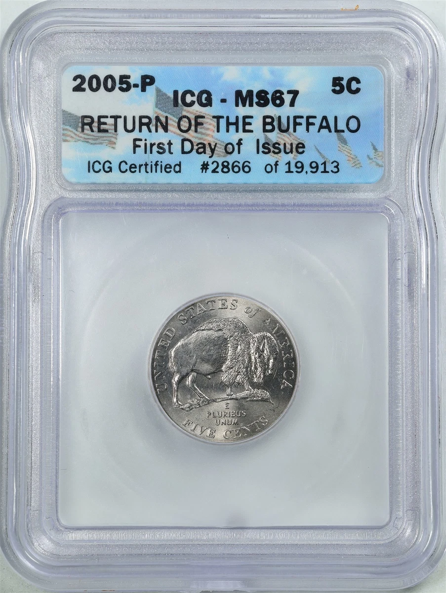 MS 67 Graded 2005 US Jefferson Nickels (1938-Now) for sale | eBay