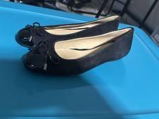 Geox Women s Ballet Flats US 7 Black/Beige Le...