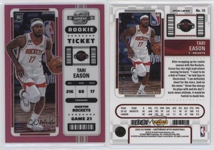 2022-23 Panini Contenders Optic Rookies Pink Prizm /75 Tari Eason #10 RC