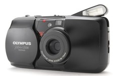  EXC 5 Olympus  mju Zoom Panorama Black Point  Shoot Film Camera From JAPAN