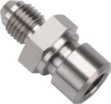 4an Male To 38-24 316 Inverted Flare Female Brake Line Adapter Fitting Stainl 4an Male To 38-24 316 Inverted Flare Female Brake Line Adapter Fitting Stainl