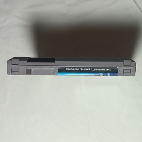 Bart Vs The World Simpsons NES Game Complete Boxed