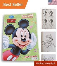 Engaging Mickey Mouse Themed Coloring Book   80 Pages for Kids' Creativity