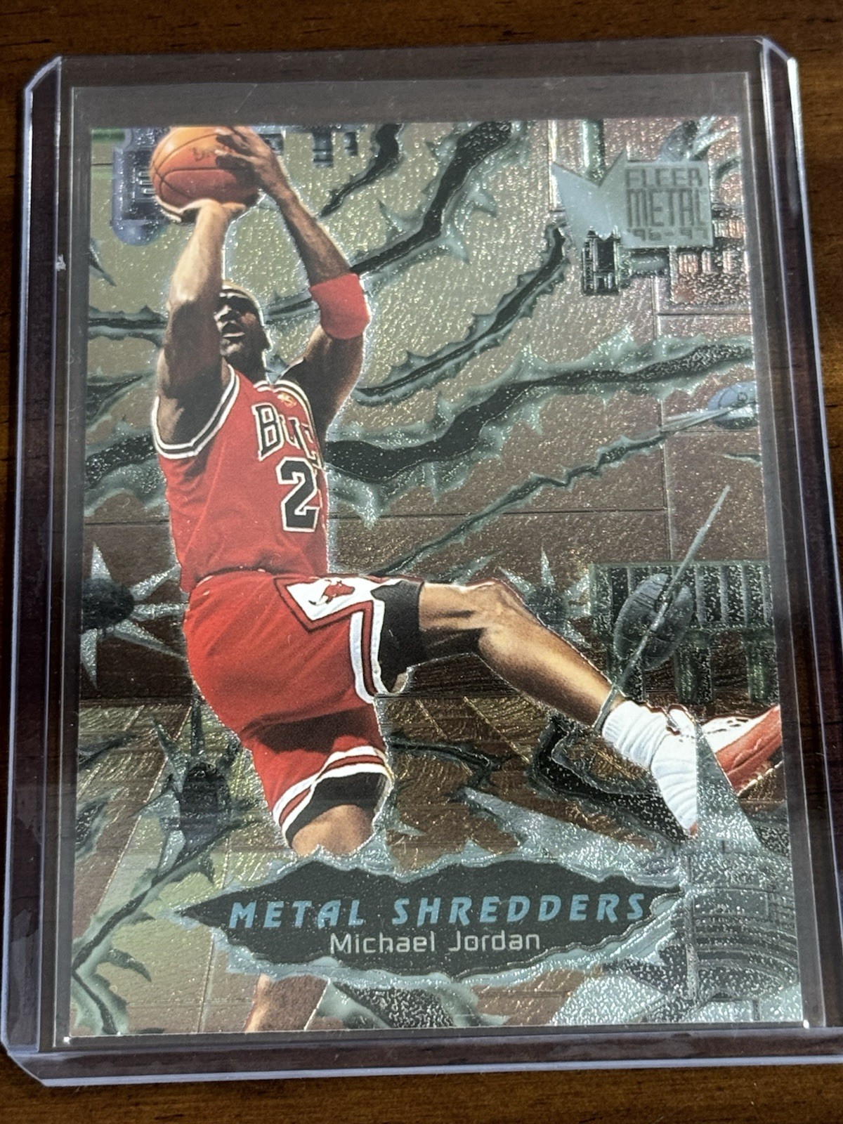 1996-97 Fleer Metal - Metal Shredders Michael Jordan #241