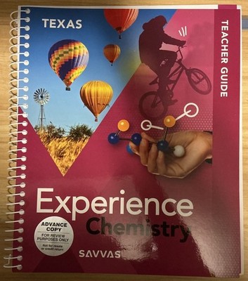 Experience Chemistry - Texas 2025 Savvas Teacher Guide