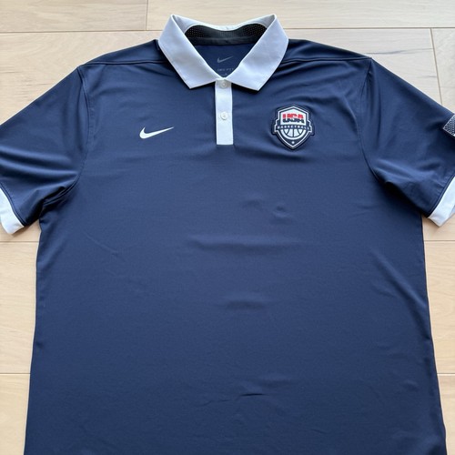 Nike Team USA Basketball Polo M Sportswear Olympics Golf Summer Outdoors - 第 3/8 張圖片