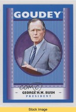 2019 Upper Deck Goodwin Champions Goudey Royal Blue George HW Bush #G37 READ ad6