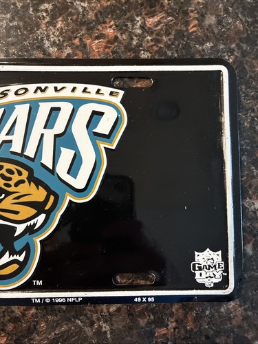 NFL Jacksonville Jaguars placa de metal en relieve 1993 *Envío rápido - Imagen 4 de 18