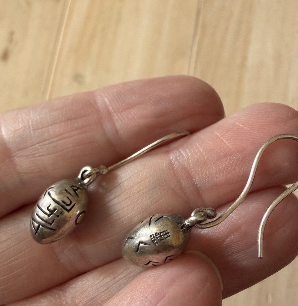 James Avery He Is Risen Easter Egg Sterling Silve… - image 3