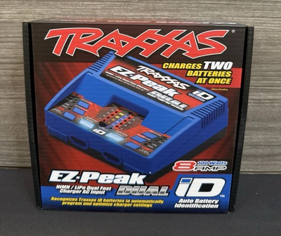 #ad Traxxas 2972 EZ Peak DUAL Output Auto iD LiPo NiMH NiCad Charger NEW $84.99
