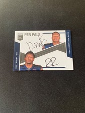 2019 Panini Donruss Elite  Pen Pals Duals David Montgomery, Riley Ridley #PPD-CH