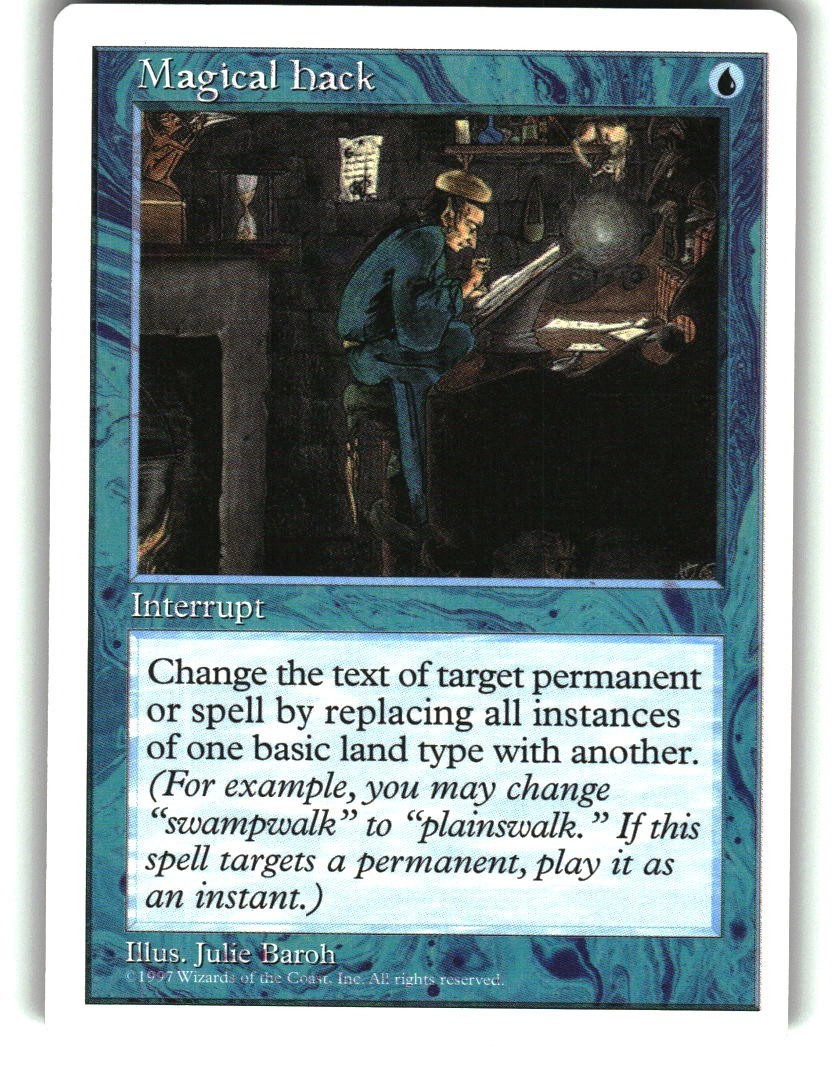 Magic The Gathering - Fifth Edition Magical Hack Rare 1997