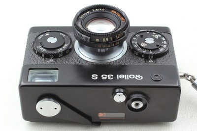 Near Mint* Rollei 35 S Film Camera Black Sonnar 40mm F2.8 Lens w