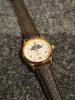 Vintage 90s Timex Rare Moonface Goldplated Watch 24mm (Replacement Back)
