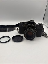 Minolta SRT 201 35mm Film Camera, Strap w/ MD 50mm f1.7 Rokkor X Lens EXUC