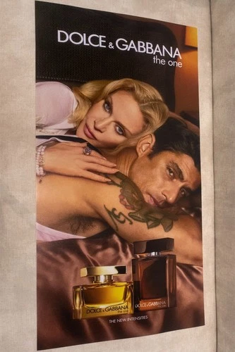 Madonna Dolce & Gabbana The One Promo Backlit illuminated PVC Poster La Bambola