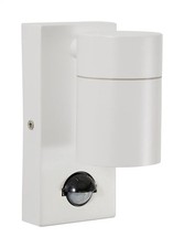 Image of Outdoor Light White Leto Spot IP44 PIR Motion Sensor Zink ZN-37938-WHT