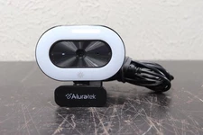 Aluratek Live 1080p HD USB 2 MP 30 FPS Webcam W/ Ring Light AWCL05F
