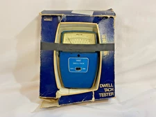 Vintage Sears Dwell Tachometer Tester Model 61-82021 w/ Original Box & Book