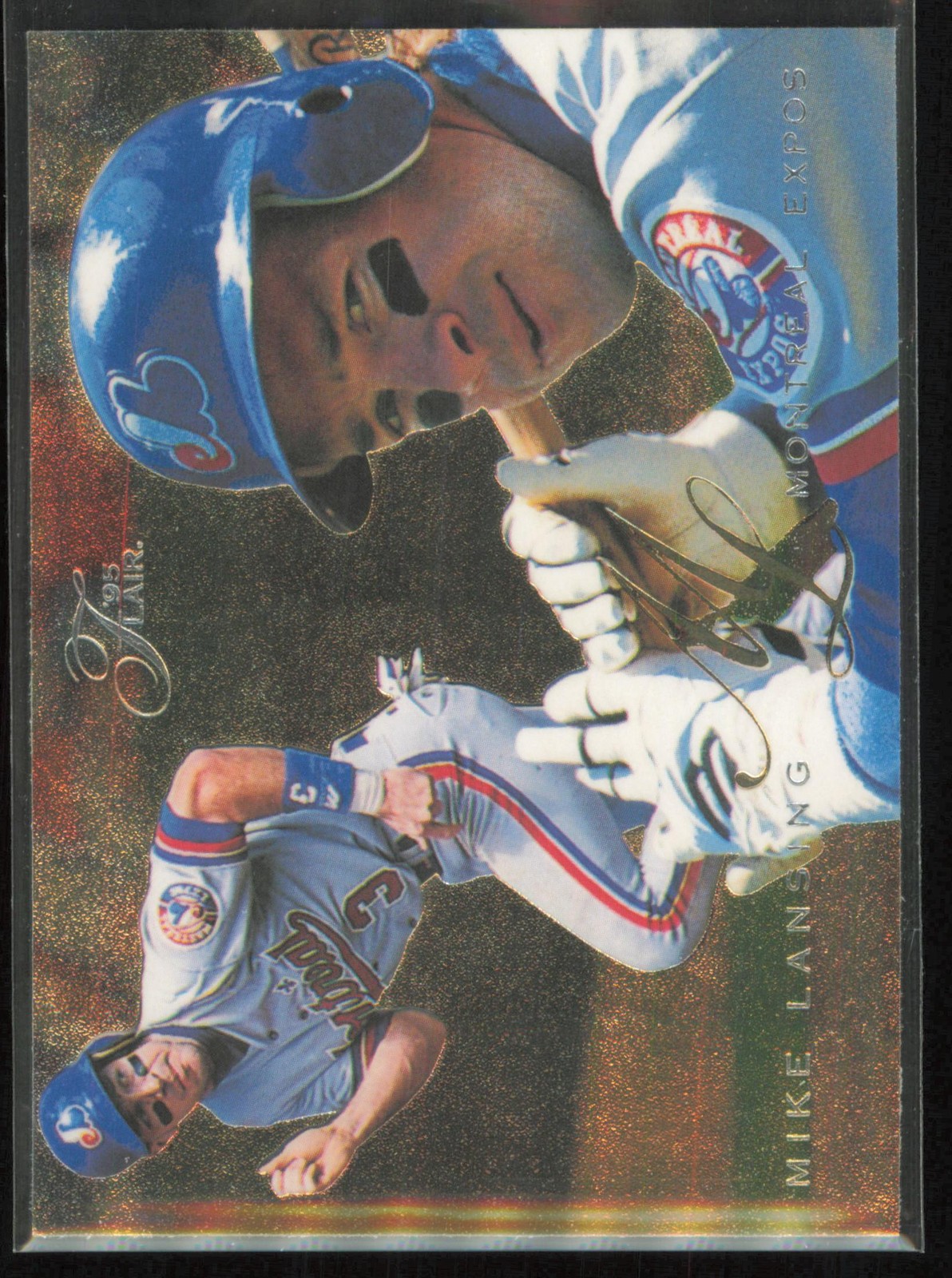 1995 Flair #163 Mike Lansing