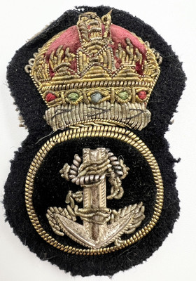 Original King s Crown Royal Navy Petty Officers Mützenabzeichen