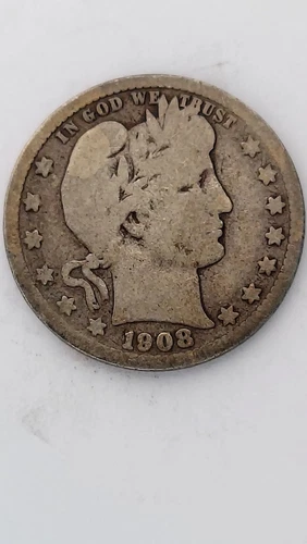 1908-D United States Barber Quarter (#2)