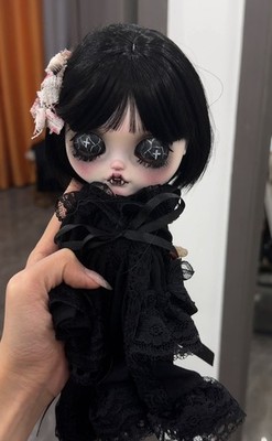 Handmade Blythe Doll with Full Set Outfits + Wig OB24/OB22 1/6 BJD Doll DIY Gift