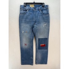 LEVI'S MEN'S SIZE 34 630 ORANGE TAB JEANS 1970S REPRODUCTION PRE-SHRUNK