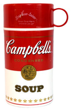 VTG 1998 Campbell's Soup Can-Tainer Insulated Thermos Container 11.5 oz. 