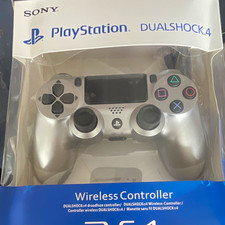 Sony DualShock 4 Wireless Controller for PS4 Console Silver brand new 