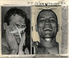 1966 Press Photo Boxers Jose Torres & Wayne Thornton, New York - pis09800