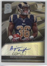 2013 Panini Spectra Rookie Auto 157/299 Benny Cunningham #108 Auto 0o9