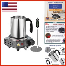 SAEUYVB Candle Making Kit/Supplies Electric Hot Plate(Silver Gray) Plate 001