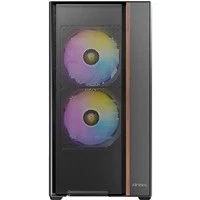 Antec FLUX Rear Mid Tower PC Case - Tempered Glass, Steel/Plastic/Wood, 5 PWM Fa - Image 2 of 4