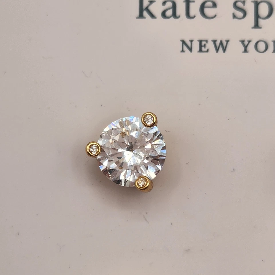 Pendientes Kate Spade New York Rise Shine 2 pares de perlas de vidrio y circonitas cúbicas nuevos con etiquetas Foto 3 de 4